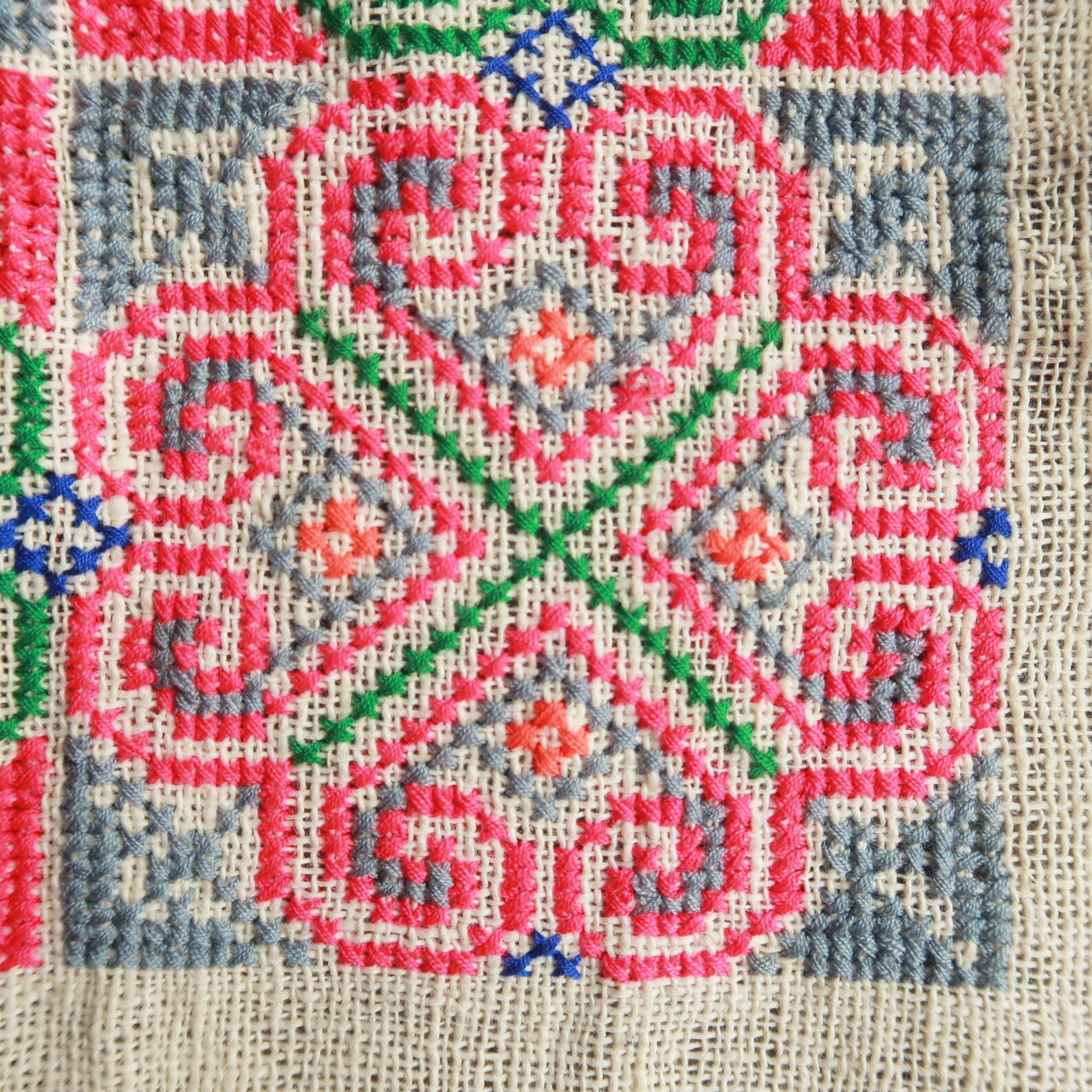 Hmong complete hand Cross Stitch for DIYEthnic StrapMiao | Etsy