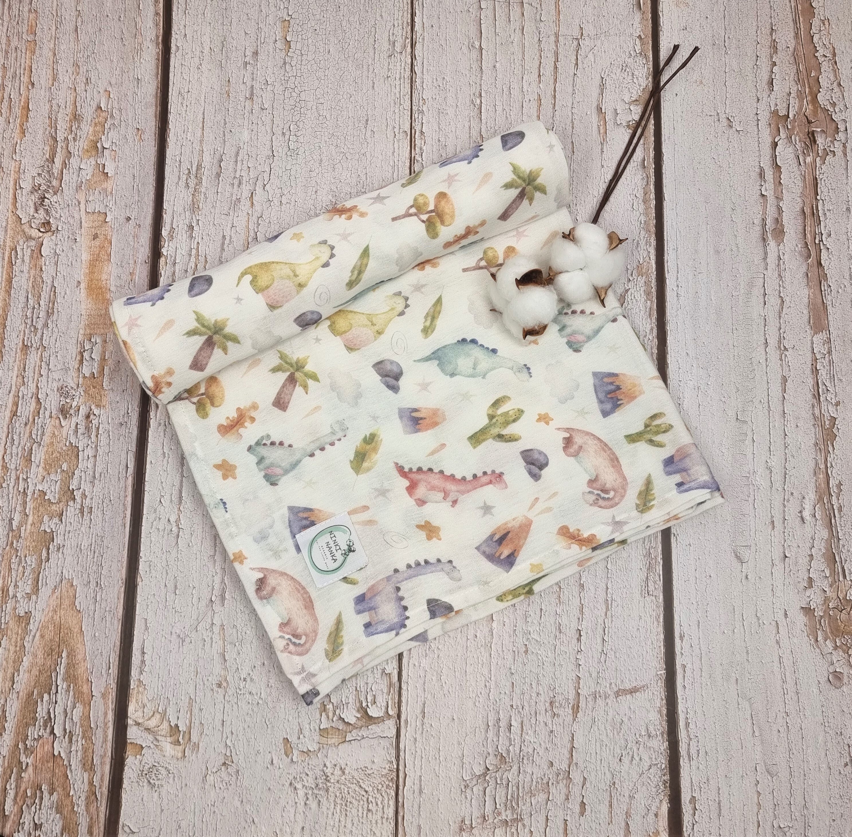 Dinosaur Muslin Swaddle Blanket Dinosaur New Baby Gift Baby Boy Swaddle Dinosaur Baby Shower Gift Newborn Muslin Dinosaur Etsy Canada