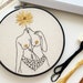She is Beauty, Feminist Hoop Art, Beginners Embroidery Kit, DIY embroidery, Female Gift, Stitching Gift, Modern Embroidery, craft kit 