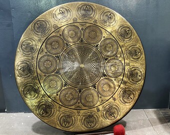 100 CM extra large super fine flower of life -various art and rituals crafts meditation, yoga sound healing and chakra balancing gong