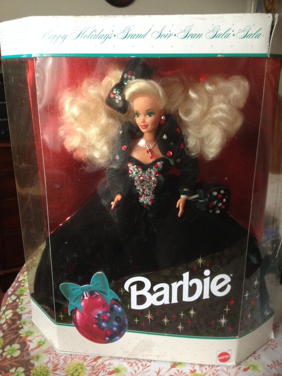 1991 happy holidays barbie