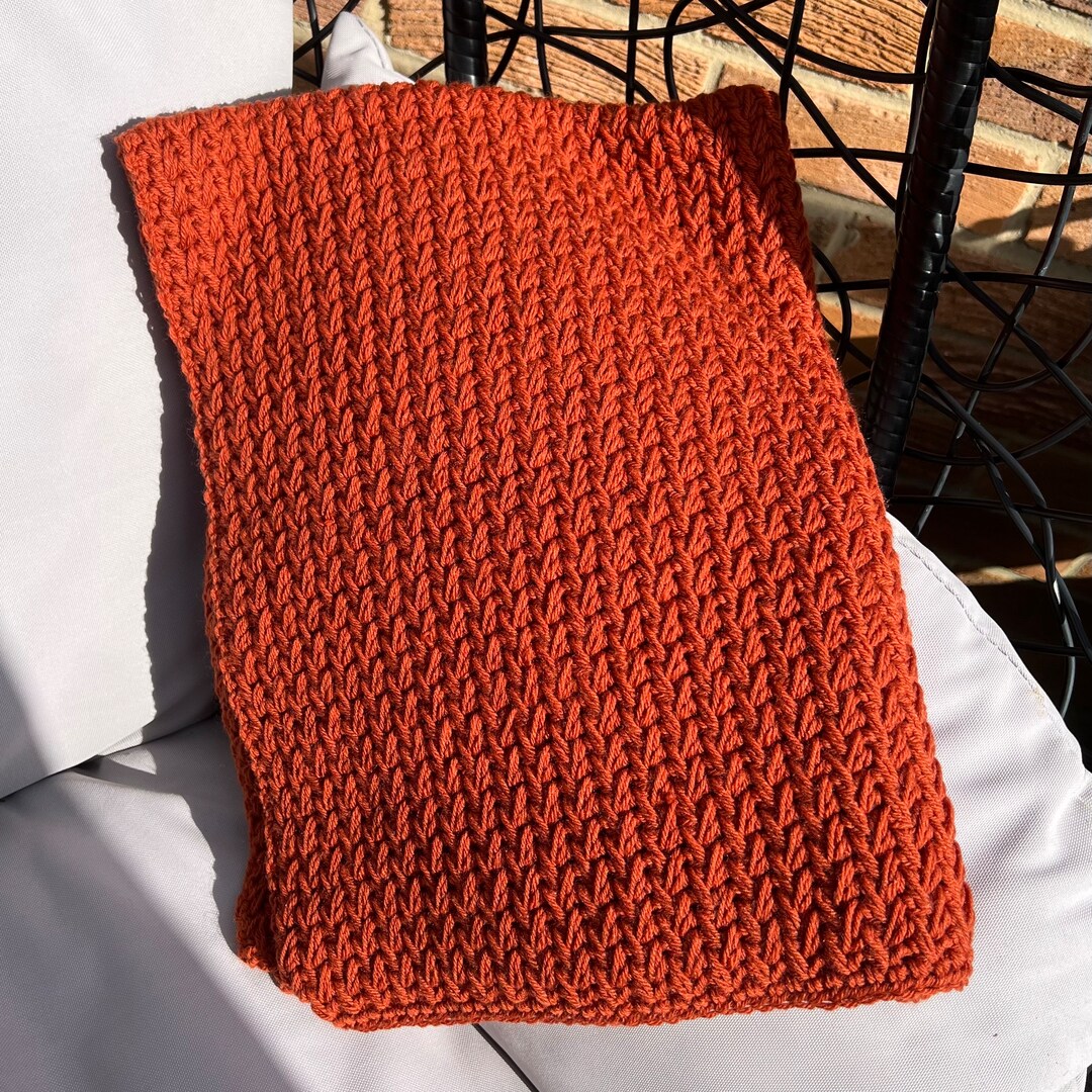 Chunky Crocheted Baby Blanket Etsy