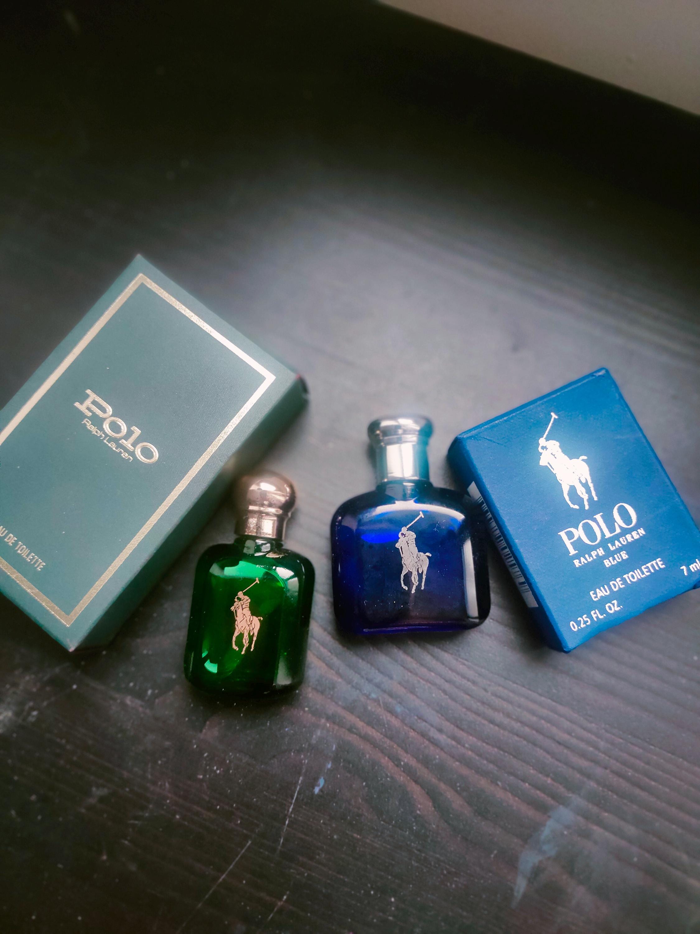Very Nice Duo of Collectible Polo Perfume Miniatures by Ralph