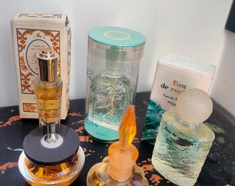 Lot de miniatures de parfum de collection, mini parfums vintage, miniatures Rochas, Rochas parfums, cadeau femme, cadeau vintage