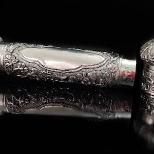 Estuches de latón para pergamino, portapergamino, portapapeles tamaño A4, portacertificados, portatarjetas de boda, bordado a mano.