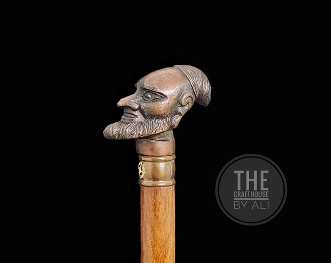 personalized Walking stick walking cane wooden Cane Wood stick cosmo play costume walking stick and Functional Men and women unisex cane