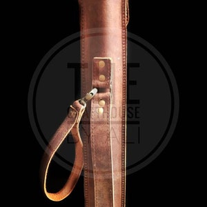 Borsa per riporre il bastone da passeggio, porta bastone da passeggio in pelle, porta copri bastone da passeggio, portaoggetti