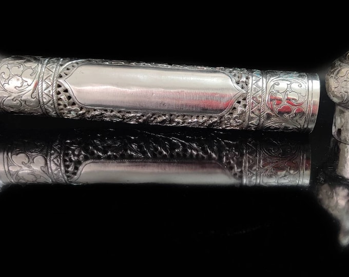 parchment scroll Megillah case parchment holder scroll holder parchment paper parchment paper wedding card holder Hand Embroidery work