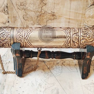 parchment scroll old parchment parchment holder scroll holder parchment paper parchment paper wedding card holder ,no stand