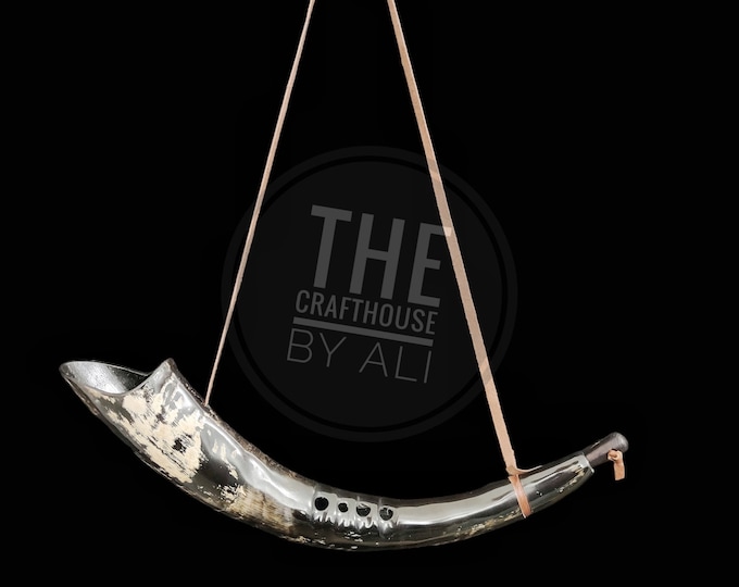 Viking Lur bull Sounding Horn Viking Norse Cattle Ancient Horn Bugle Hunting Tool Resonating sound Blowing Horn Viking Horn Viking Bagul
