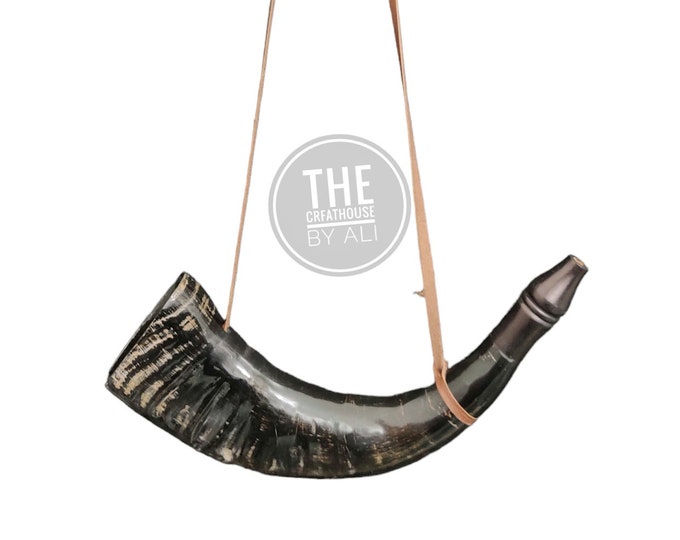 Viking war horn war Bugle Blowing horn Whistle Medieval bull Sounding Horn Viking Norse Cattle Ancient Horn Bugle Hunting Tool Christmas