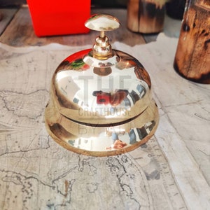 Brass table bell desk bell brass table bell types of bells Hotel Counter Bell Desk Bell Table Bells Call Bell Reception Bell