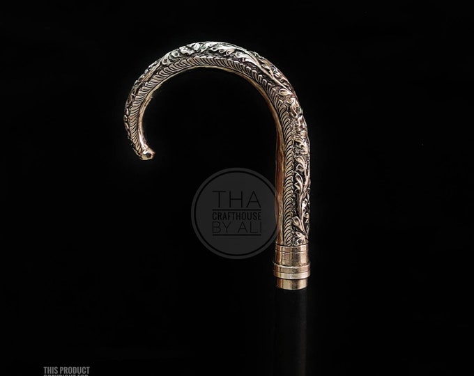 Royal cane stick Walking stick Walking Cane role sterling silver Plating hand embodying Silver design walking stick cane personalized gifts