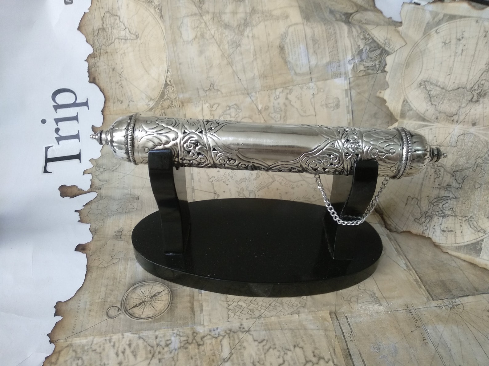 Parchment scroll old parchment parchment holder scroll holder Etsy