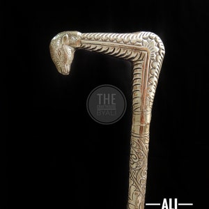 Victoriayn Vintage-Brass Silver Cane Wooden Cane Walking Stick Handle Knob Gift Antique hand embroidery  personalized gifts
