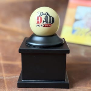 Personalized Pool Cue Ball – Custom Engraved Billiards Gift for Him, Pool Player Gift, Engraved 57 mm Cue Ball, Custom Pool Accessories