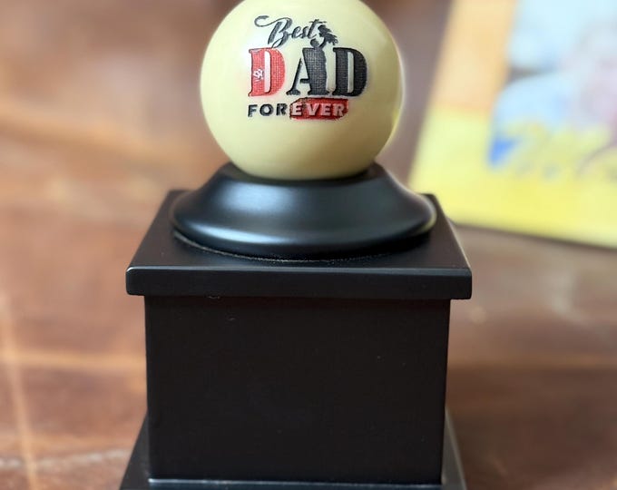 Personalized Pool Cue Ball – Custom Engraved Billiards Gift for Him, Pool Player Gift, Engraved 57 mm Cue Ball, Custom Pool Accessories