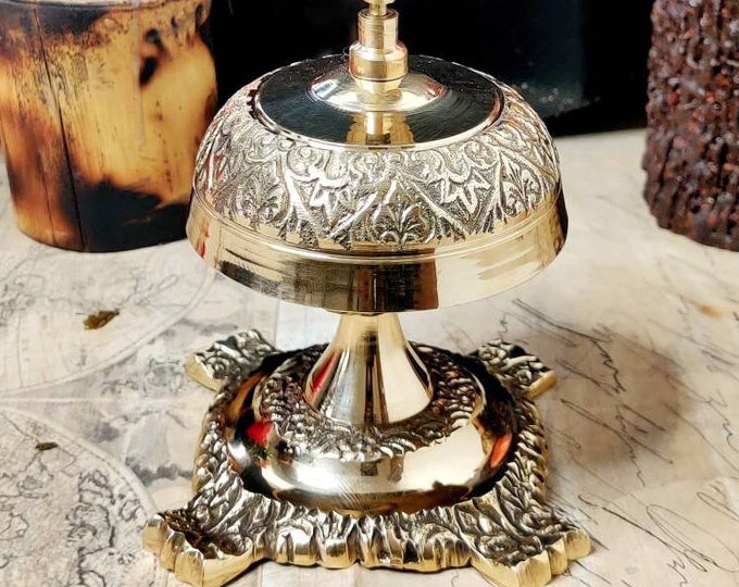 Table top bell office bell antique bells vintage bells Desks bell Sex bell dinner bell brass bell hand bell