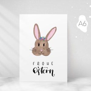 Postkarte A6 "Osterhase"