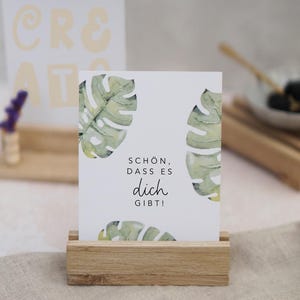 Postkartenständer aus Holz