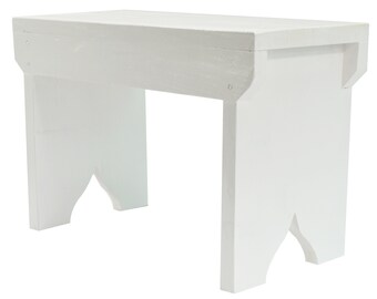 small white stool
