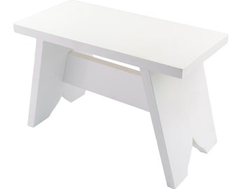 small white stool