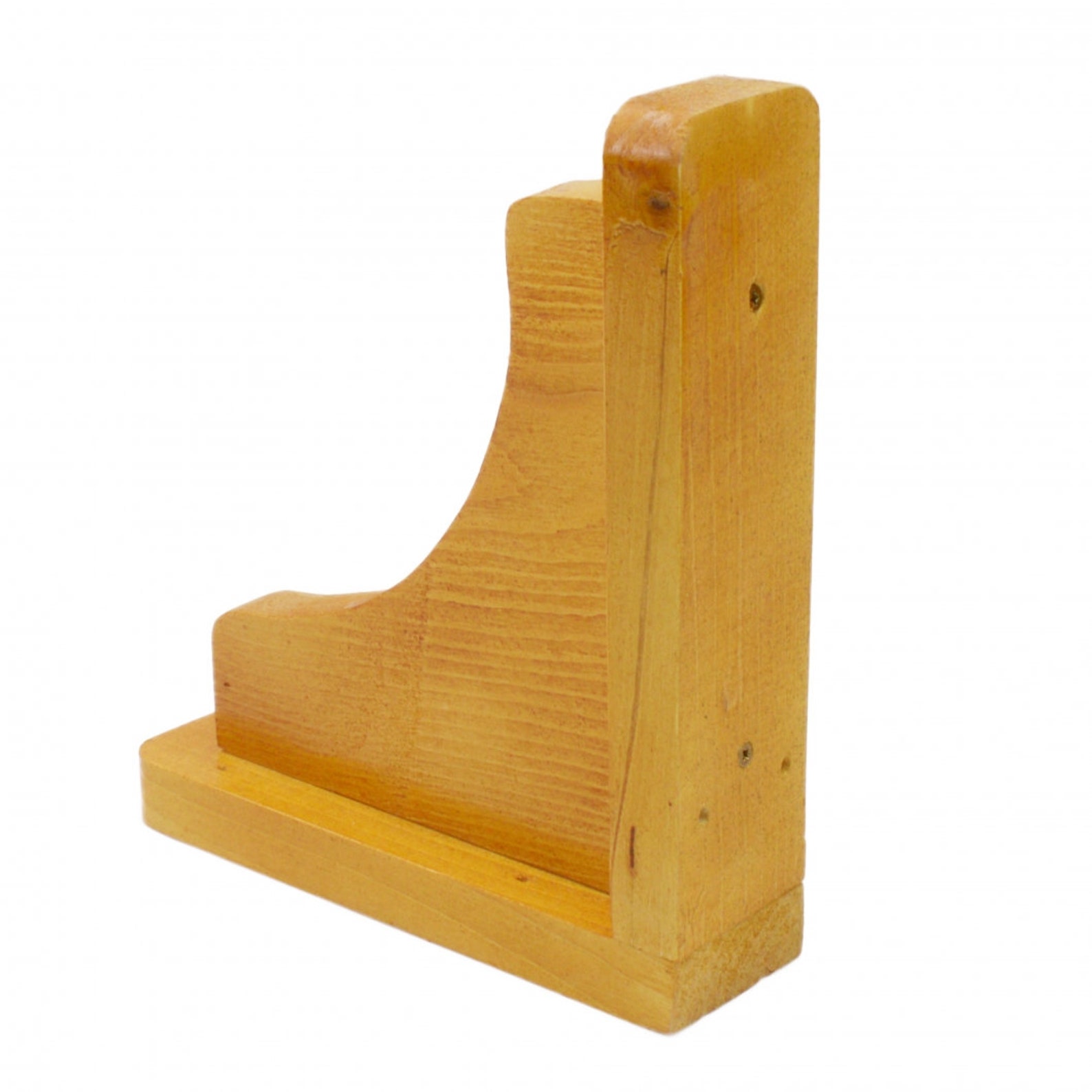 20cm Set 2 x Pine Wooden Shelf Brackets Pine Lacquer finish Etsy