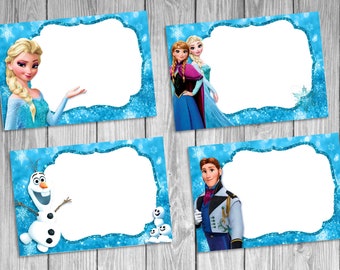 Disney Frozen Labels With Photos Etsy Disney Frozen Labels With Photos Etsy