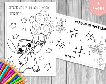 Lilo was voiced by daveigh chase, and stich was voiced by chris sanders. Lilo And Stich Coloring Pages : Lilo Stitch Coloring Etsy