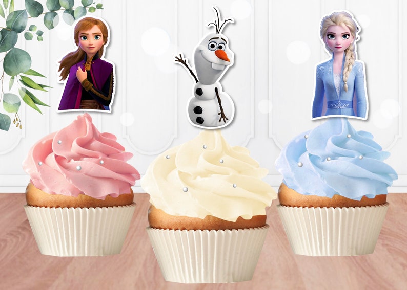 Set of 3 Frozen 2 Cupcake Toppers 3 Printable Frozen 2 - Etsy
