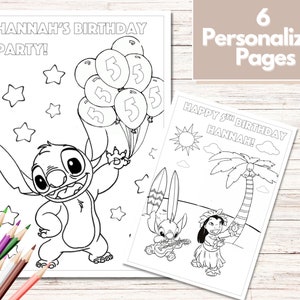 Lilo n' Stitch Coloring Pages, Lilo n' Stitch Party Favors, Stitch Birthday, Party Favor, Lilo n' Stitch Coloring Book, Stitch Activities