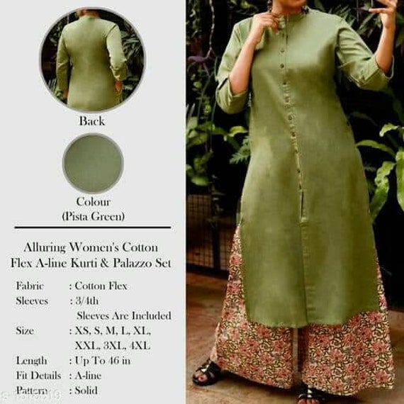 kurtis and plazo set