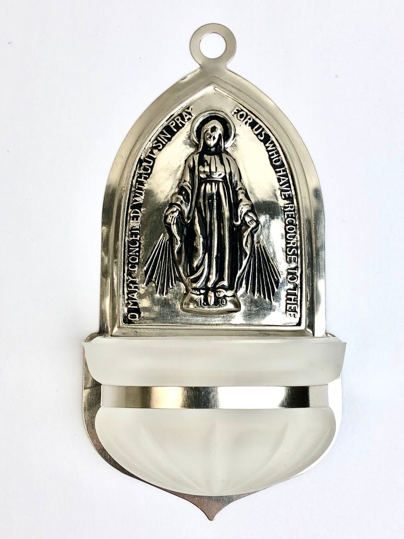Holy Water Font - The Miraculous Medal