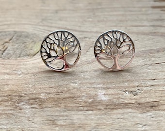Tree Of Life Sterling Silver Earrings