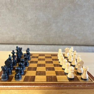 Germany magnetic travel chess set in good condition. Great gift for mens, chess lovers and collectors!
