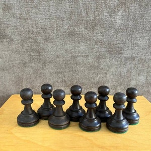 Lardy Wooden Chess Set vintage 80s. Great gift for mens and collectors. image 10