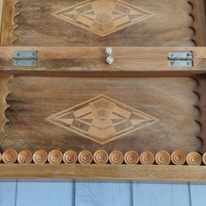 Soviet Handmade Chess Set + Backgammon + Checkers 80s Vintage in Good ...