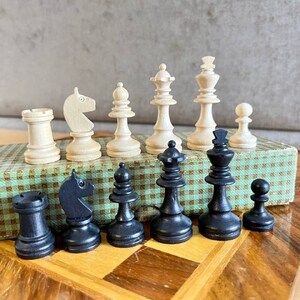 Small Germany chess set with box in good condition.  Great gift for mens and collectors!
