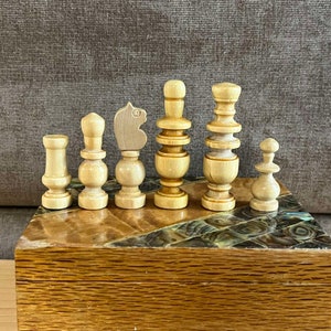 Germany chess set in box 70s vintage. Great gift for mens, chess lovers and collectors!