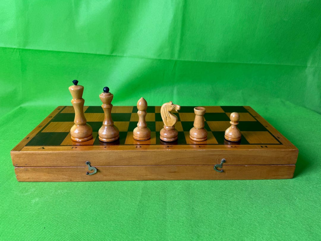 USSR Vintage Chess Set Unost in Very Good Condition Vintage 80s . Great ...
