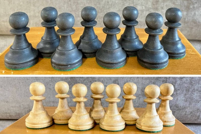 1930年頃のドイツ製チェスボード ヴィンテージ（1930年頃）のドイツ製チェスボード