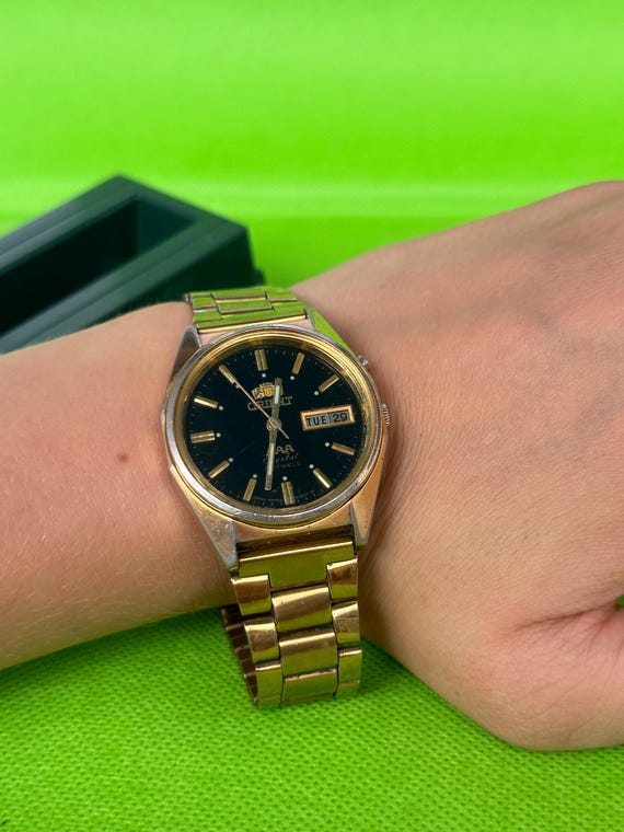 Reloj ORIENT Star para hombre, vintage, de los años 70, mecánico