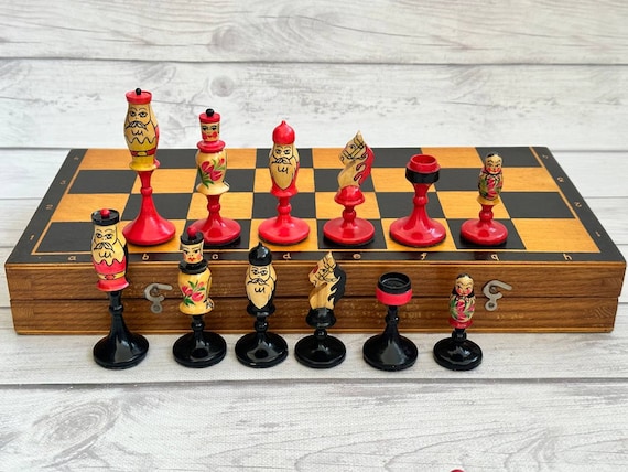 Russian doll cheap chess set
