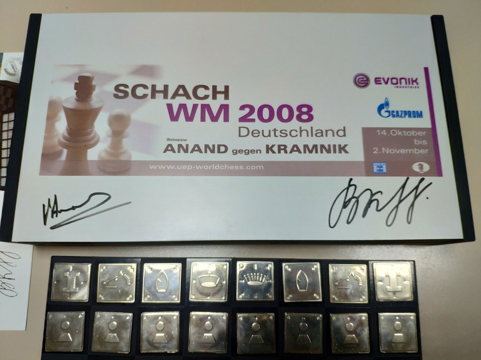 Collectible Chess Released for the 2008 World Chess 