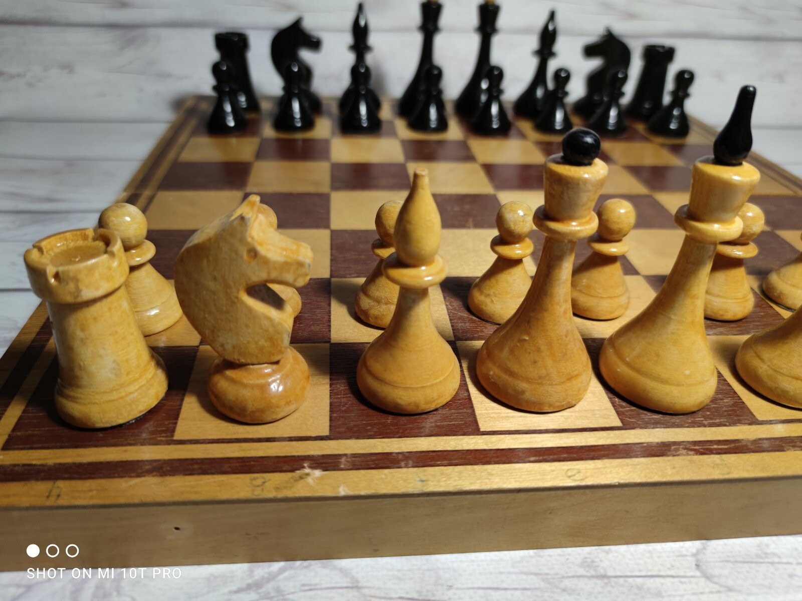 Bonhams : An Inuit sperm whale tooth chess set, Canada, circa 1920