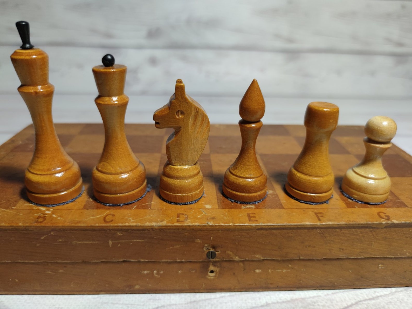 Nice USSR chess set of medium size in good condition Etsy