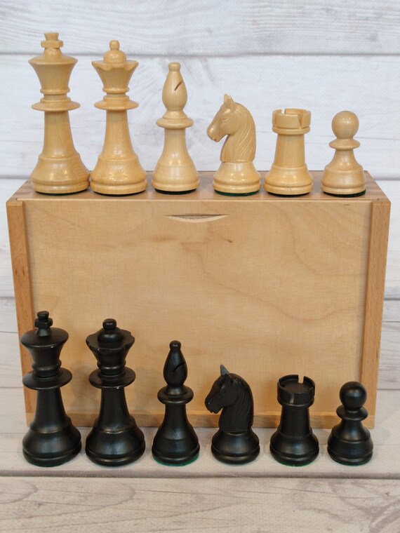 ドイツ製 木製チェスセット Amazon | Wegiel 木製 チェスセット Chess Board Set KING'S 36
