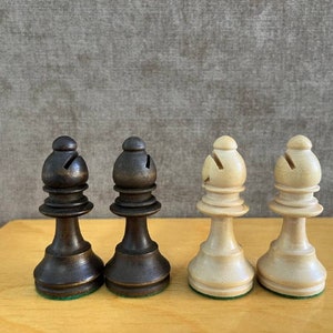 Lardy Wooden Chess Set vintage 80s. Great gift for mens and collectors. image 7