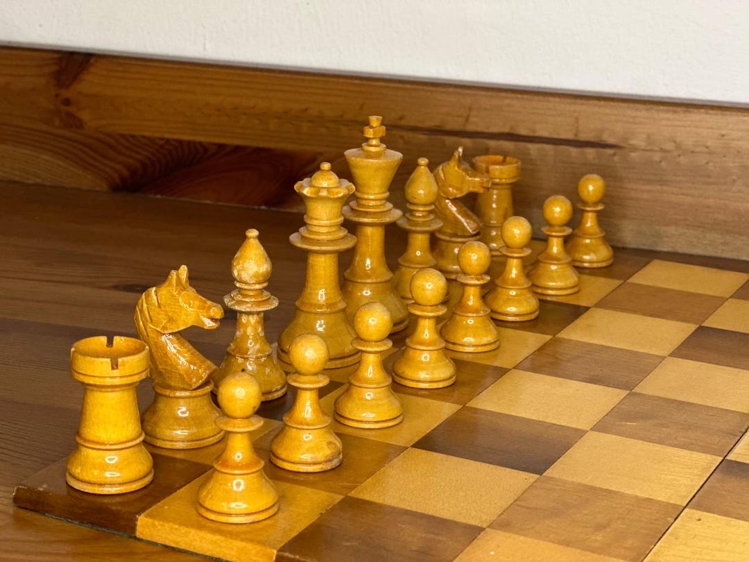 Jeu D'échecs Chavet Taille 3, Pièces Plombées Et Feutrées, Fabrication Française, Très Beau