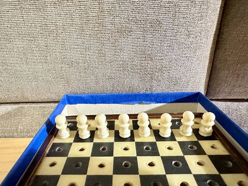 Germany Plastic Pocket Chess Set 70s Vintage in Good Etsy